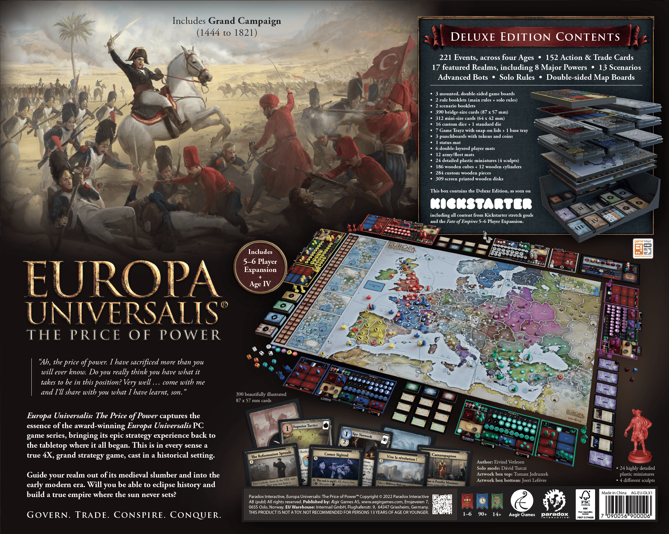 Europa Universalis: The Price of Power (Deluxe Edition) | Image |  BoardGameGeek