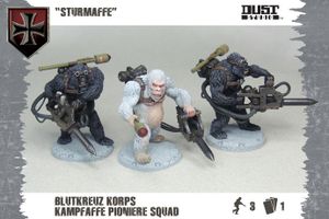Dust Tactics: Blutkreuz Pioniere Squad – "Sturmaffe"