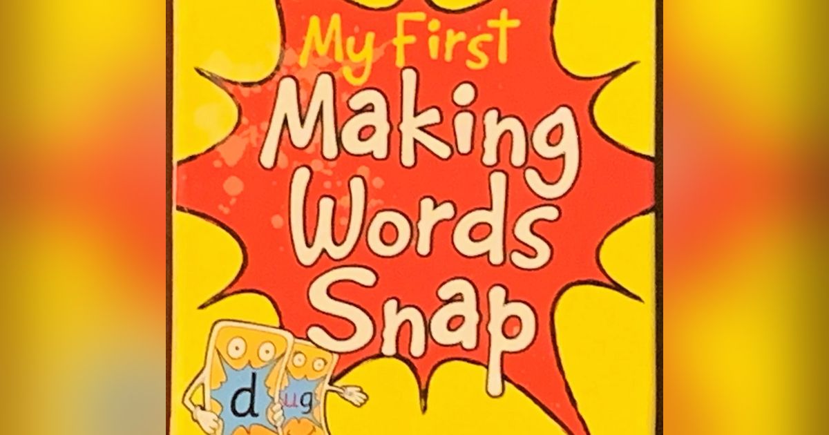 My First Making Words Snap Board Game BoardGameGeek