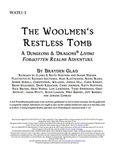 RPG Item: WATE1-3: The Woolmen's Restless Tomb
