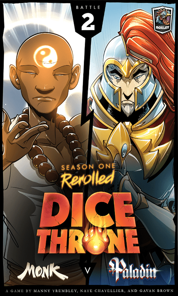 Dice Throne: Season One ReRolled – Monk v. Paladin