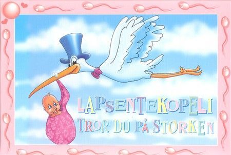 Lapsentekopeli: Tror du på storken cover art