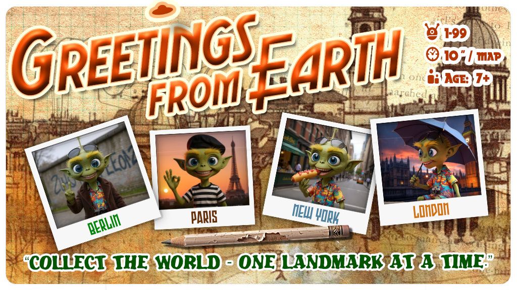 Cover art for Greetings from Earth
