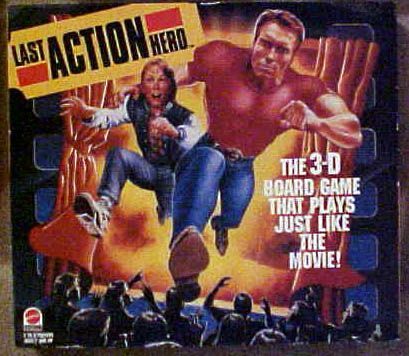 Last Action Hero 3-D Board Game cover art