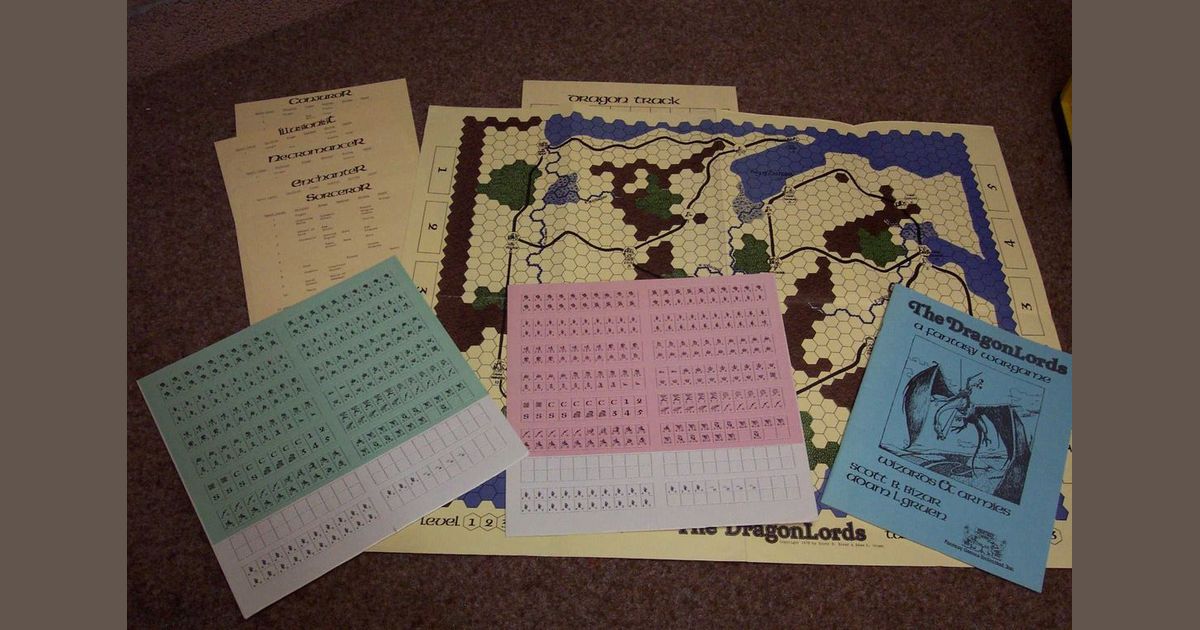 quest for the dragon lords board game