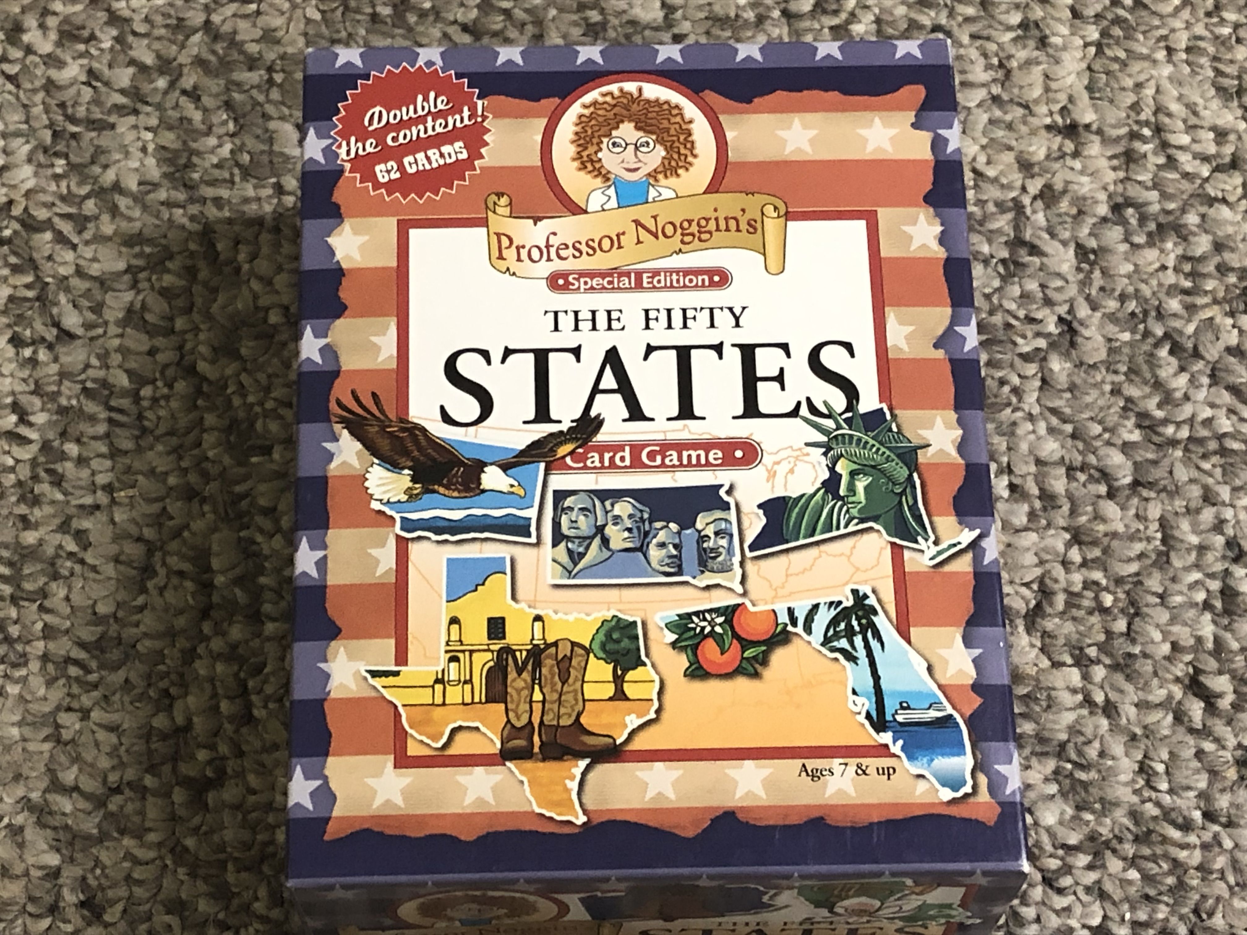 Professor Noggin's The Fifty States Card Game