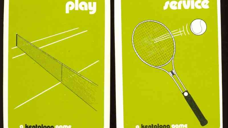 Kentalong Tennis Card Game
