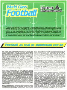 World Class Football