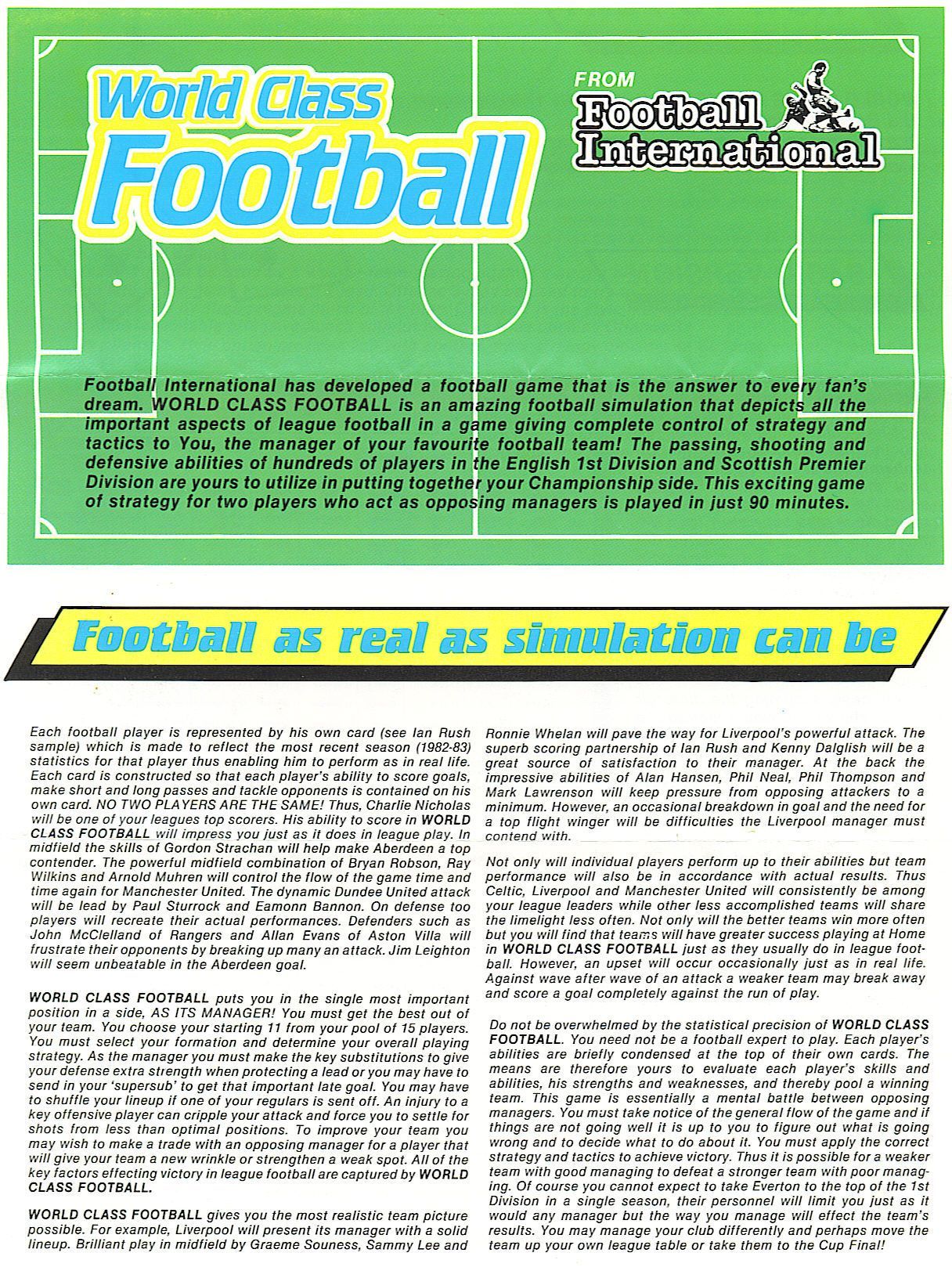 World Class Football