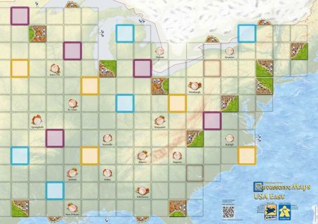 Carcassonne Maps: USA East image