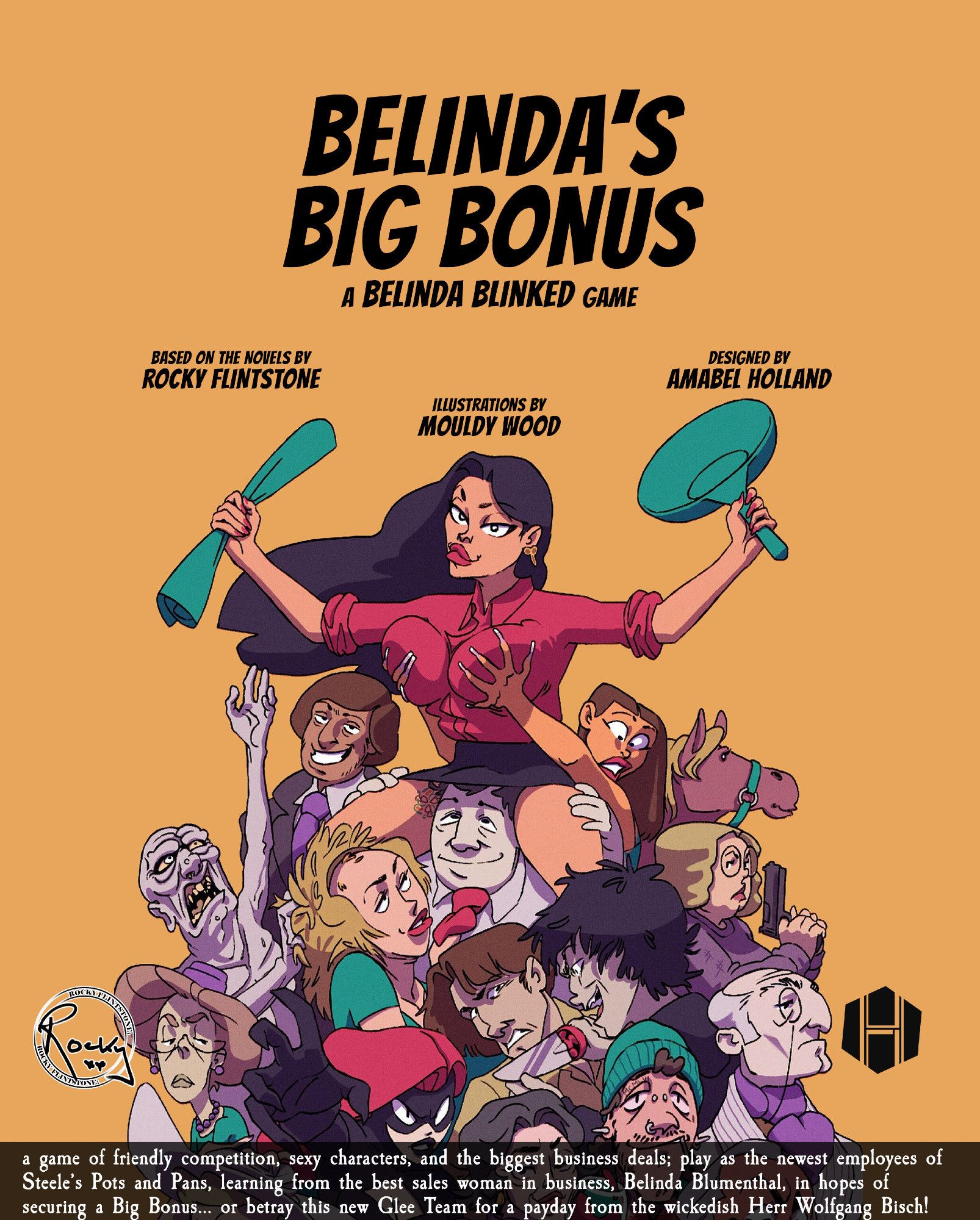 Cover art for Belinda's Big Bonus: a Belinda Blinked game