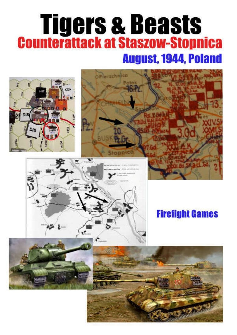 Cover art for Tigers & Beasts: Counterattack at Staszow-Stopnica – August 1944, Poland
