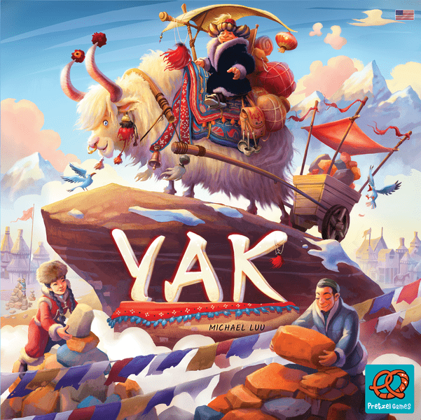 Yak, Pretzel Games, 2022 — front cover (image provided by the publisher)