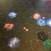 The Asgard pulls up to give the wounded Talon cruiser an old fashioned broadside