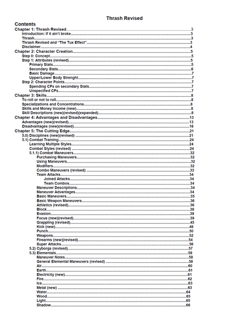 Thrash Revised Rpg Item Rpggeek