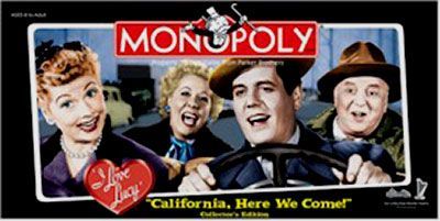 Monopoly: I Love Lucy "California, Here We Come"
