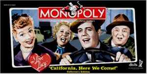 Monopoly: I Love Lucy "California, Here We Come"