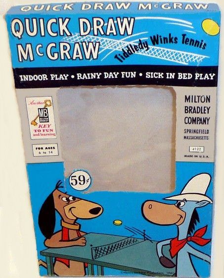 Huckleberry Hound Tiddledy Winks Tennis