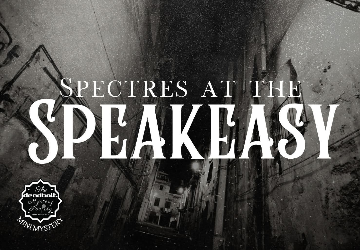 Cover art for Spectres at the Speakeasy