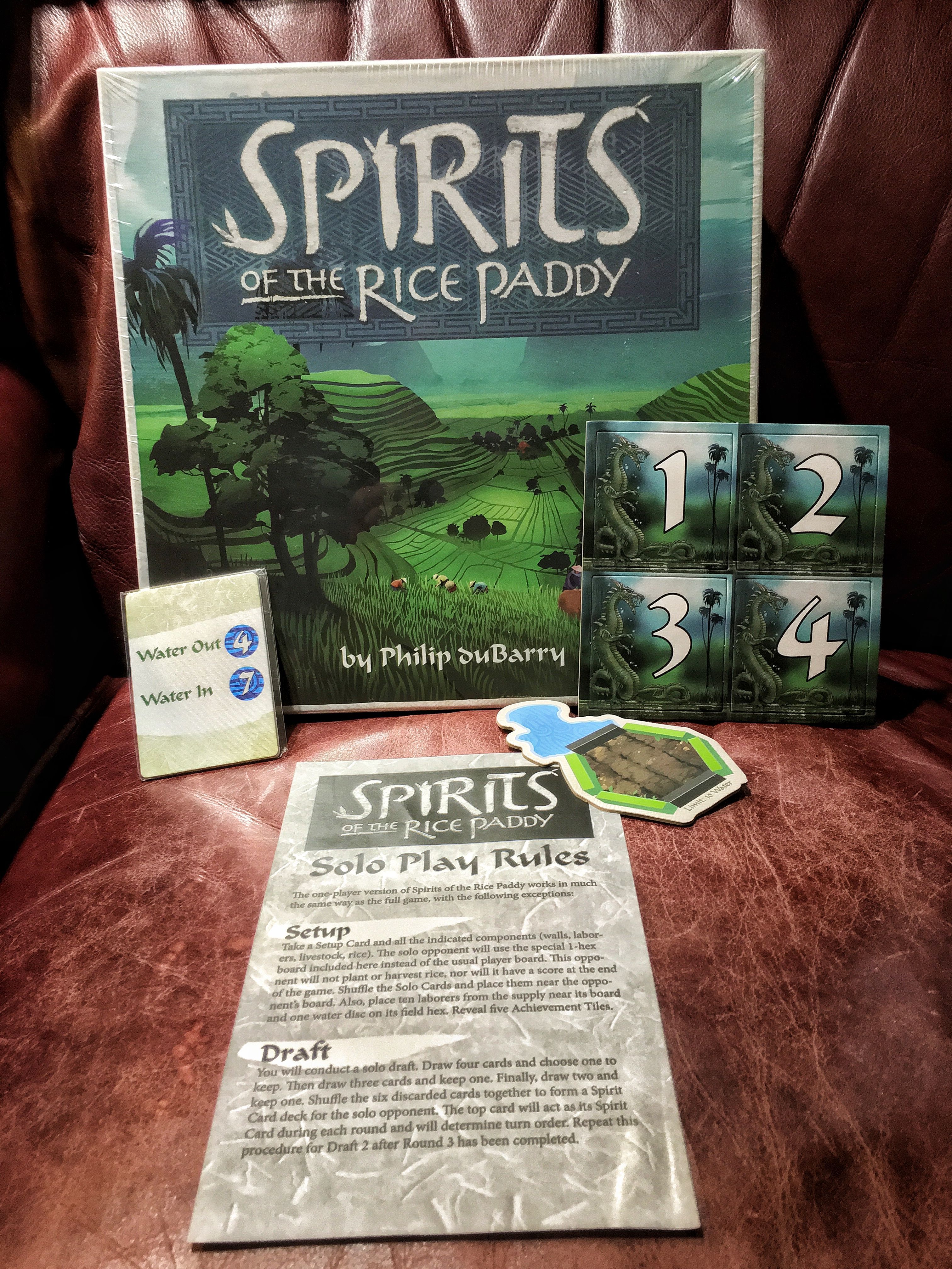 Spirits of the Rice Paddy: Solo Play Components