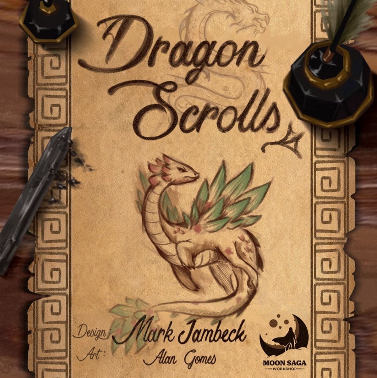 Cover art for Dragon Scrolls