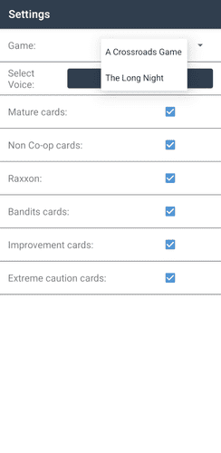 Crossroad app testing. | Dead of Winter: A Crossroads Game