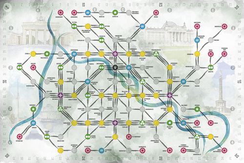 Board Game: On the Underground: London/Berlin