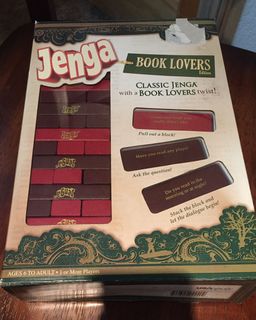 Jenga: Book Lovers Edition