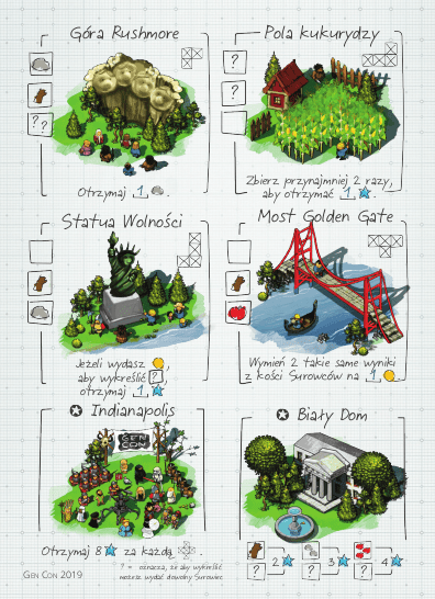 Imperial Settlers: Roll & Write – Gen Con 2019 Promosheet