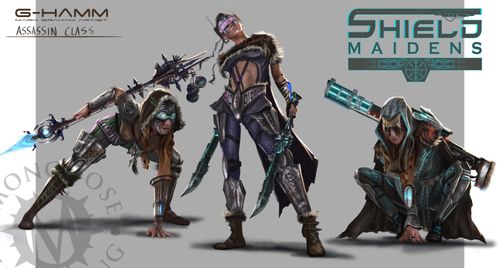 Mongoose Publishing announces Shield Maidens, a Vikings/Cyberpunk RPG
