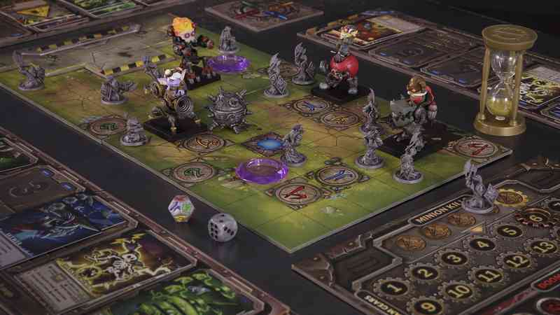 Mechs vs. Minions - plateau de jeu