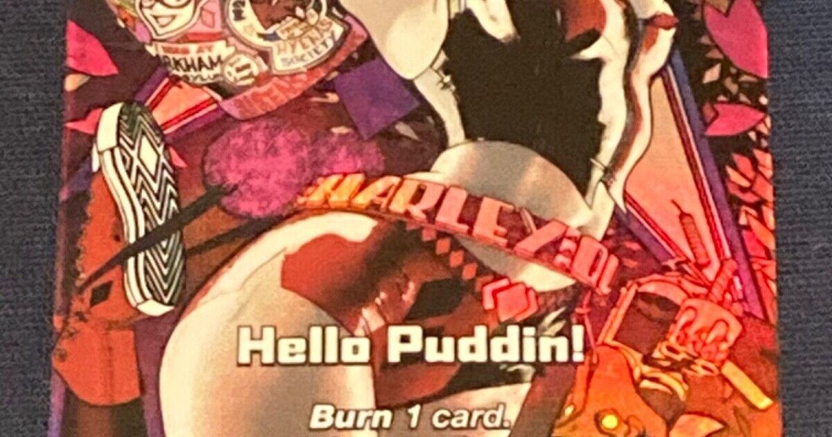UNO Ultimate: Harley Quinn – Hello Puddin! Foil Chase Card | Board Game ...