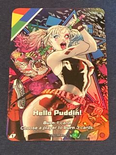UNO Ultimate: Harley Quinn – Hello Puddin! Foil Chase Card