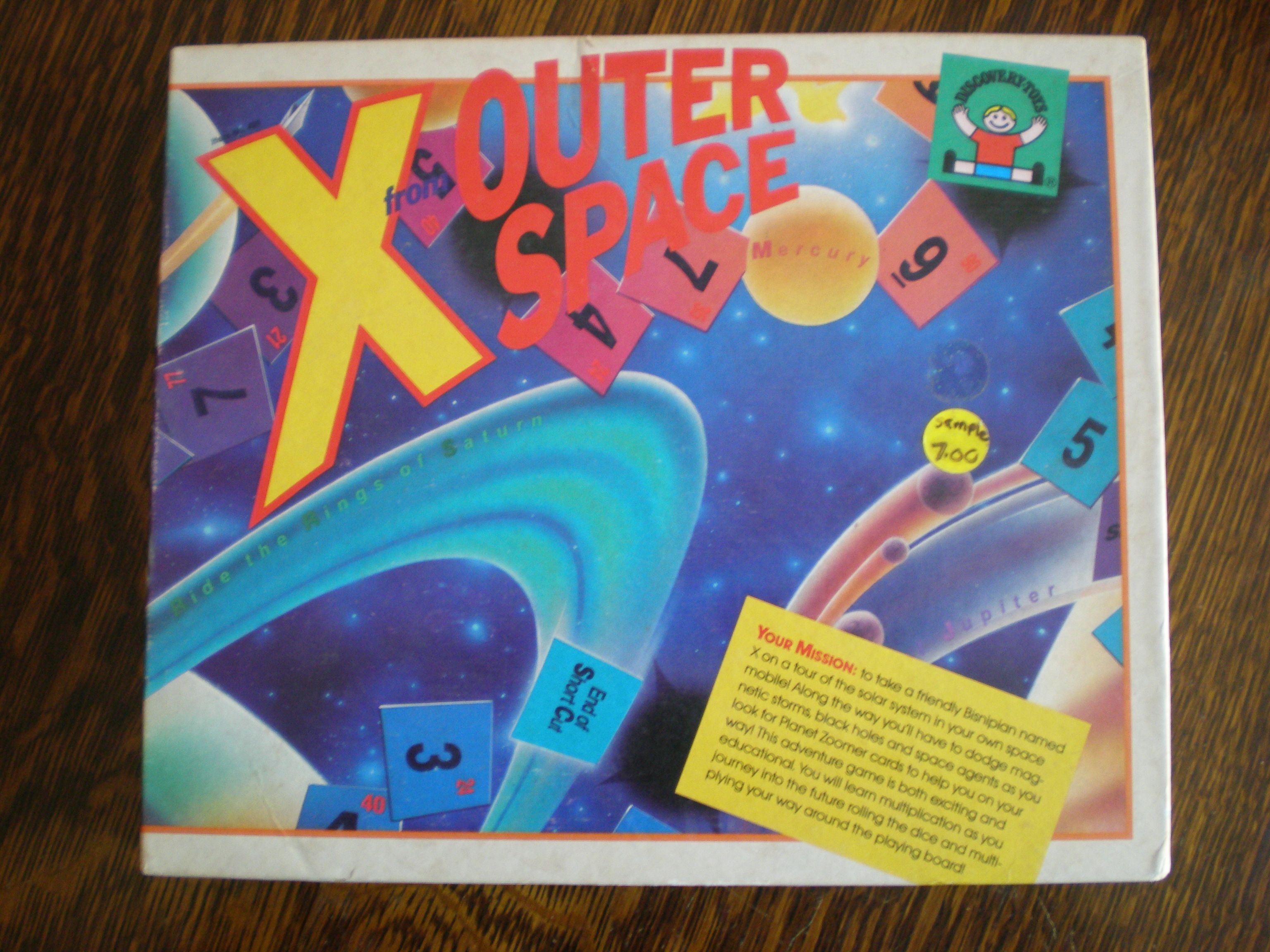 X from Outer Space doboz