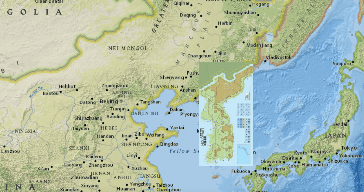 Чосинское водохранилище на карте Wargaming Maps in Context VideoGameGeek