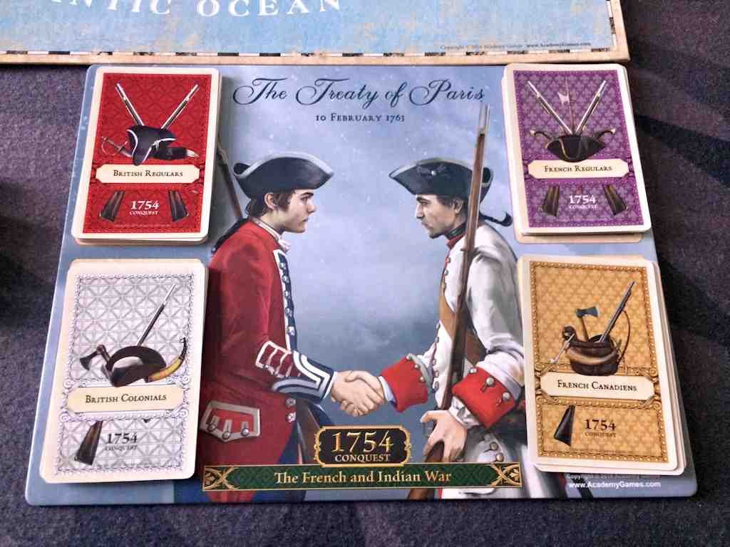 Academy Games | 1754 Conquest: The French and Indian War | Board Game | 2-4  Players