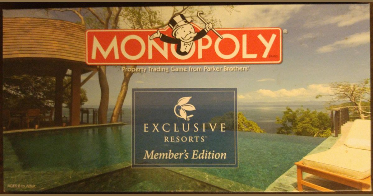 Monopoly Exclusive Resorts Board Game Boardgamegeek Each residence is stunning, spacious, and. monopoly exclusive resorts board