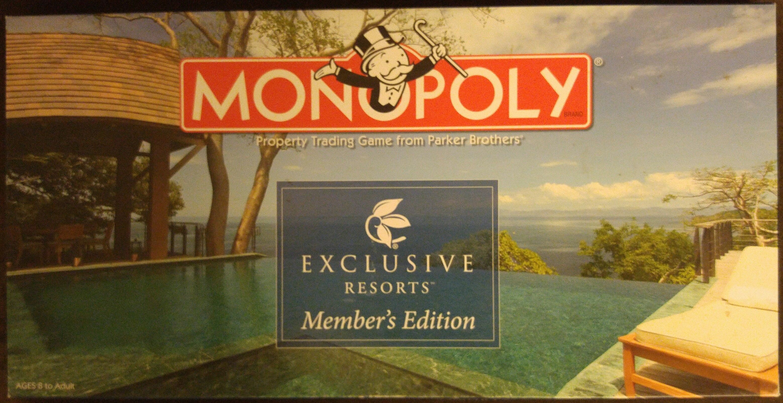 Monopoly: Exclusive Resorts cover art
