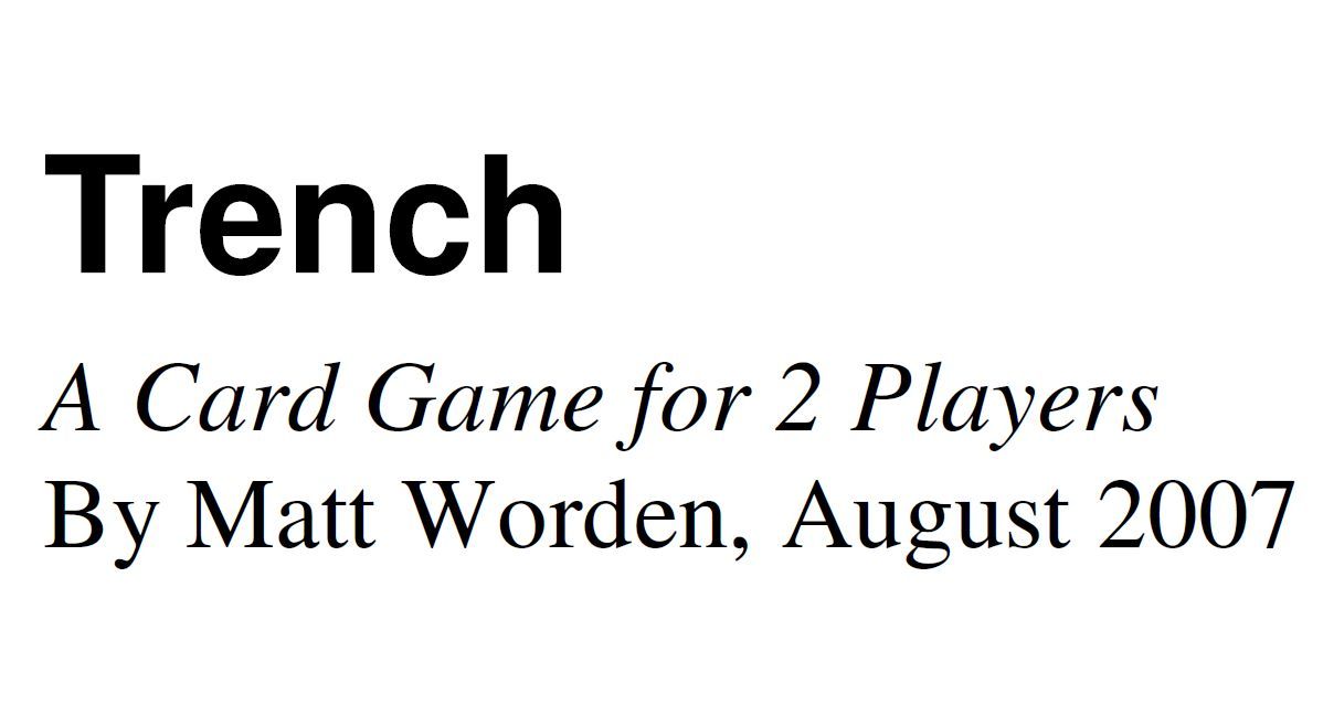 Trench