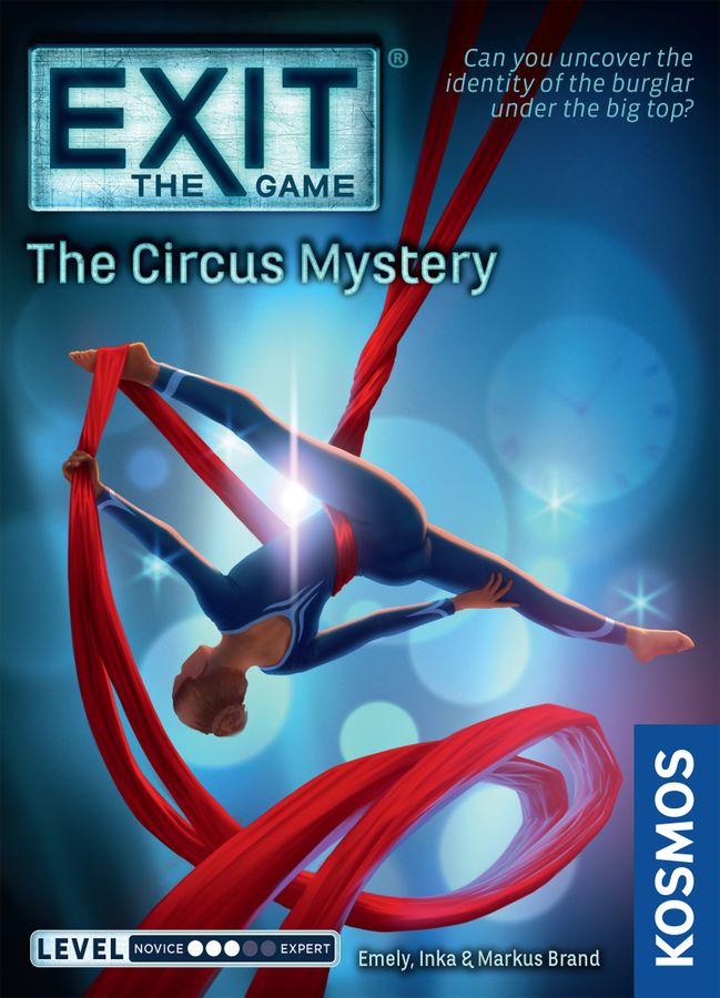 EXIT The Game The Circus Mystery gioco da tavolo escape room cooperativo per 1-4 giocatori - copertina ufficiale Kosmos