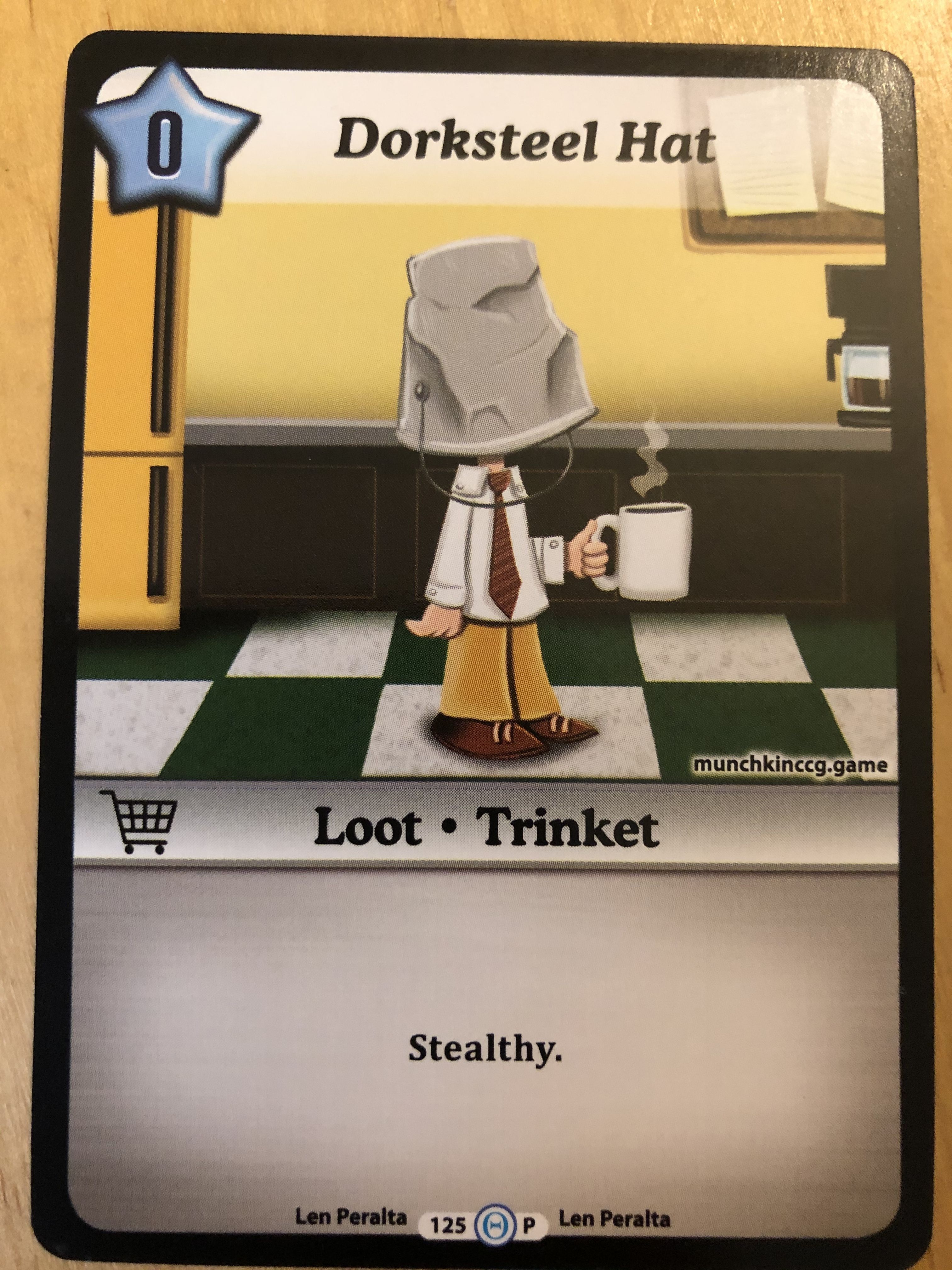Munchkin Collectible Card Game: Dorksteel Hat Promo Card cover art