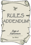 RPG Item: Age of Adventure RPG - Rules Addendum