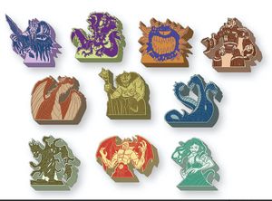 Tiny Epic Dungeons: Wooden Boss Meeples