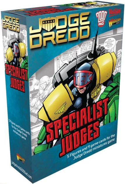 SPECIALIST JUDGES JUDGE DREDD WARLORD GAMES 2000AD 