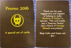 Shadows of Malice: Promo 2016 Card Set