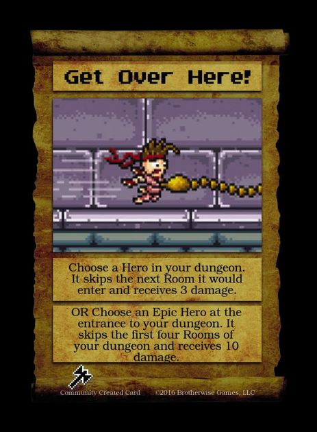 Boss Monster: Get Over Here! Promo Card | Board Game | Boardgamegeek