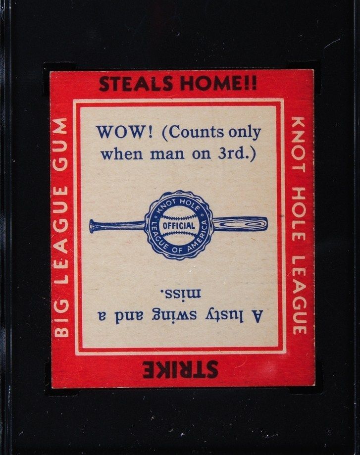 The Knot Hole League Game