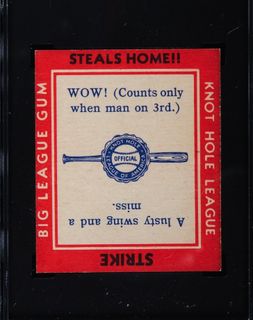 The Knot Hole League Game