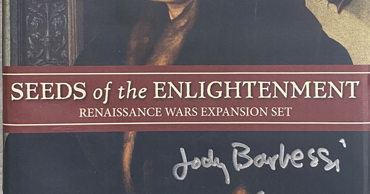 Renaissance Wars Seed of the Enlightenment Luminary Set Board Game