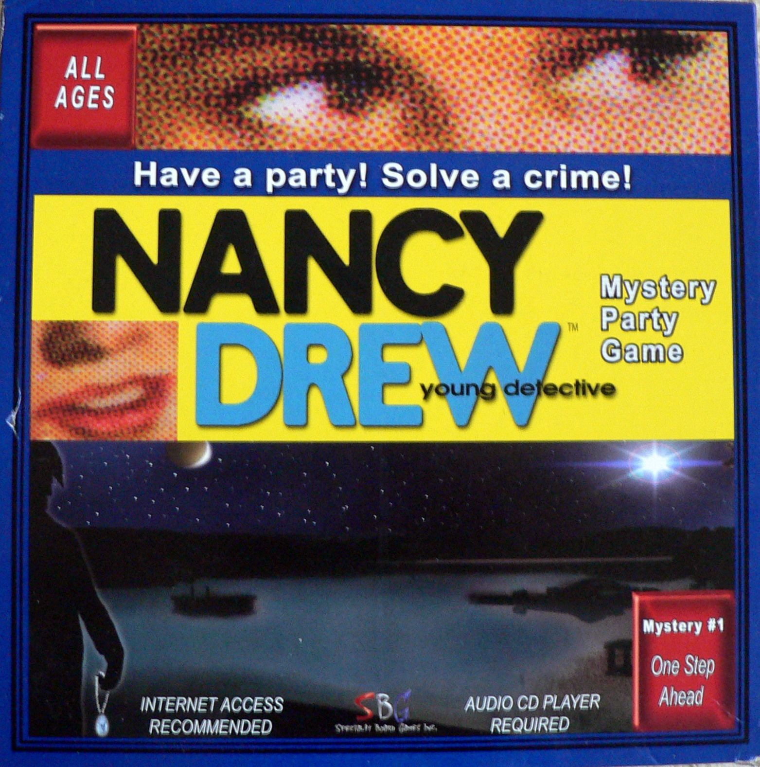 Nancy Drew Mystery Party Game: One Step Ahead cover